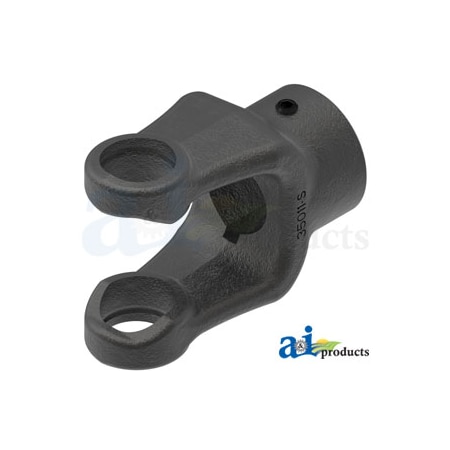 A & I Products Round Bore Implement Yoke (Double Keyway & Set Screw) 4" x3" x5" A-806-3522
